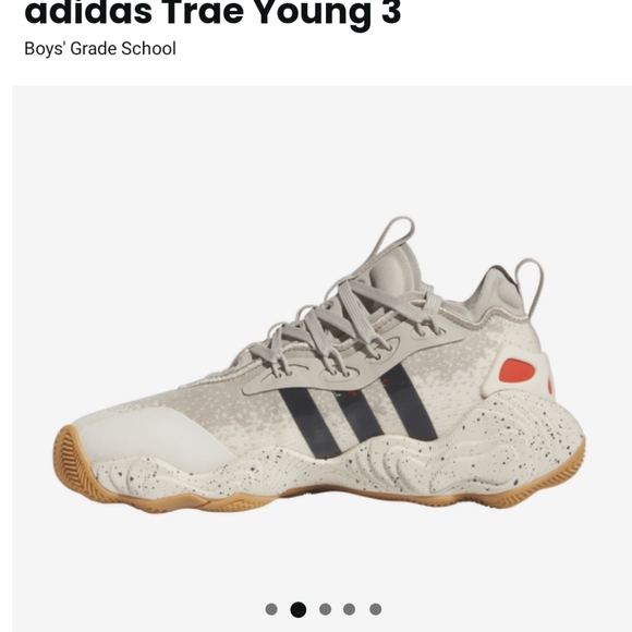 Trae Young 3 J Adidas basketball shoes sneakers size US 3.5 modern futuristic - Picture 4 of 10